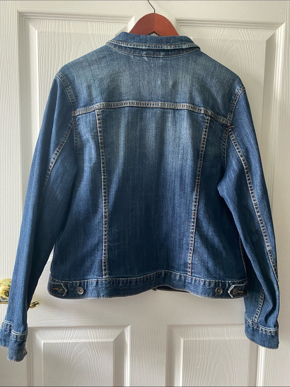 Liz Claiborne Blue Button-Front Denim Jacket XL - Picture 6 of 11